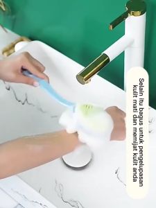 Sikat Mandi Penggosok Punggung Dua Sisi Shower Puff / PUFF C25