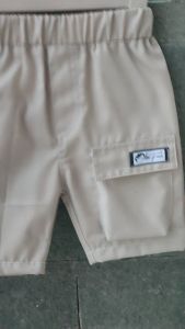 Paket Celana Cargo Pendek Anak Laki-Laki Elastis Warna Solid untuk Usia 1-5 Tahun
