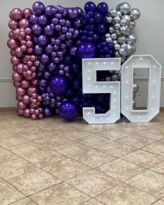 Balon Latex Chrome  (50pcs) Double Metalik 12 Inch