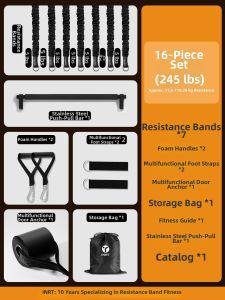 INRT | Door Mounted Strength Training Lat Pulldown Resistance Band