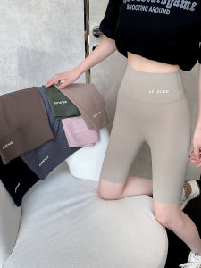 Womens Yoga Shorts Summer Thin Section Polyamide Fiber with Elastic Waist and Hip Lifting Design for Outdoor Wear