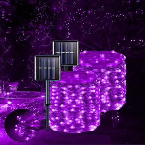 1Pack LED Solar Light Outdoor Waterproof Copper Fairy Garland String Lights Christmas Party Garden Solar Lamp Decoration
