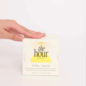 Ginger tea bags - Trà Gừng The Hour Túi lọc 60g tiện dụng giảm căng thẳng giữ ấm cơ thể