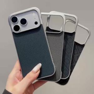 Ốp Lưng Mỏng Cao Cấp Chất Liệu Kevlar Cho OnePlus 15 - Vỏ Điện Thoại Kim Loại Mạ Chống Vân Tay Không Viền Từ Tính