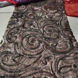 Bahan Kain Tille Sequin Seribu payet