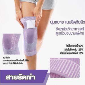สายรัดเข่า พยุงเข่า บรรเทาอาการบาดเจ็บ หรือปวดหัวเข่า ผ้านุ่มนิ่มใส่สบาย 🚀จำนวน 1 ข้าง (มีไซส์ให้เลือก)🚀