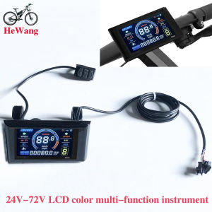 24V 36V 48V-72V S966 Electric Scooter Color Display Instrument(5pin + 2pin )SM Connector for E- Bikes No. 2 Protocol Controller