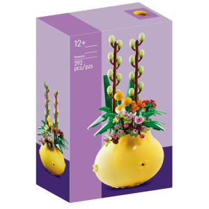 Educational Cotton Flower Puzzle Toy Kids Assemble  Flower Ornament Gift Intelligence Development Building Blocks Set