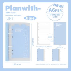 Planwith | Detachable Notebook for Junior High Students A6
