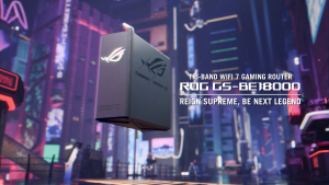 ASUS ROG Router ROG Strix GS-BE18000 WiFi 7 Tri-Band 6GHz Gaming Router GS BE18000 RGB