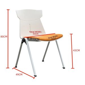 Stackable Bow-shaped Office Chair