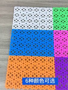 Plastic Mat multifunctional splicing Candy Colored Pet Dog Cat Pad Mesh Mat Bathroom Non-slip Mats Pad