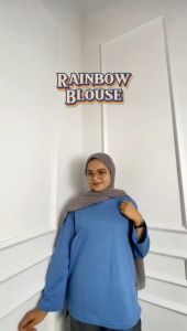 Blouse Wanita Terbaru 2023: RAINBOW BLOUSE COMBED 24S & Blouse Polos Wanita Kekinian
