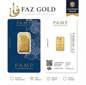 PAMP Suisse 2.5g Fine Gold 999.9
