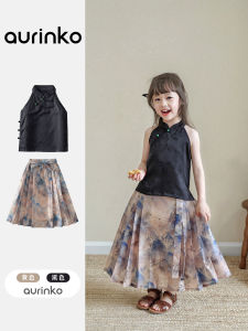 Girls Summer Suits Baby Girl Summer New Chinese National Style Clothes Little Girl Two Piece Suit Kids Fashionable Summer Clothing