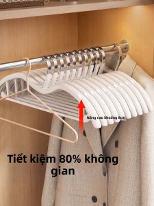 FAJIENUO | Giá Treo Quần Áo Vai Rộng Chống Lại Dấu Vết
