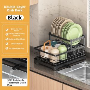Stainless Steel Kitchen Utensil Drying Rack