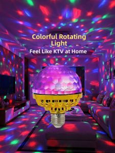 YUANMUXUAN | Multicolor Rotating Flashing Stage Atmosphere Magic Ball Light