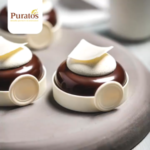 Puratos Carat Coverlux Dark Milk and White Chocolate Coins 500g