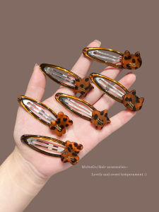 Korean Style Cute Cartoon Cat Hair Clips Womens Hair Accessories Bangs Styling BB Clips Childrens Hair Cards Hair Decorations