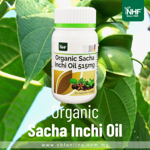 NHF Organic Sacha Inchi Oil (60 Softgels)