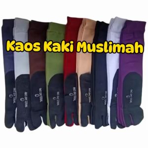 6 Pasang Kaos Kaki Jempol Polos Warna Telapak Hitam Terbaru
