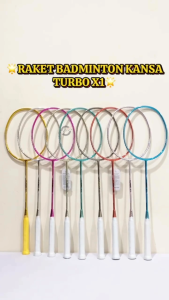 RAKET BADMINTON KANSA TURBO X1 CHROME MADE IN TAIWAN ORIGINAL