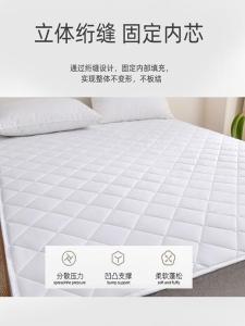 Antibacterial Sleep Pad Mattress Soft Pad Protector Pad Quilt Home Use Bed Mat Mattress Non-Waterproof Foldable for Adults