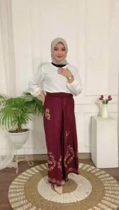 Sarung Batik Rayon / Goyor / Santung MOTIF MBAK SANTRI MANJADDA | Sarung Santri Putri | Termurah | Terviral