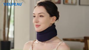 VELPEAU Kids Soft Neck Collar Brace for Posture - Cute B.Duck Foam Cervical Support for Child Youth Neck Corrector for Children Whiplash and Injury Pain Relief(X-Small)