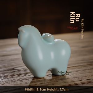 MIANXIAOCHENG | Crack-Developing Tea Pet Table Decor