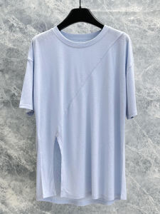 Loose Slimming Summer New Yoga T-Shirt Quick Dry Breathable Fashionable Elastic Sports Casual Meat Covering Short Sleeve Top