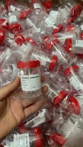 (COMBO 10 CÁI) LỌ ĐỰNG MẪU BỆNH PHẨM tiệt trùng 50ml có thìa