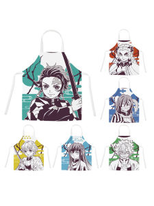 Váy Quấn Cổ Không Tay Phong Cách Hoạt Hình Dễ Thương Bằng Vải Lanh Giả Dùng Trong Gia Đình Và Quán Cà Phê Internet