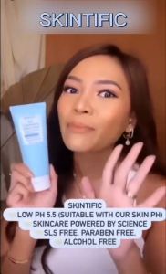 SKINTIFIC 5X Ceramide Low pH Cleanser 80ml / 15ml - YUNA COSMETICS
