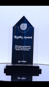ACRYLIC PLAQUE - ACRYLIC TROPHY - AWARD - CUSTOMIZED PERSONALIZED JAY C. DESIGNS - 8015