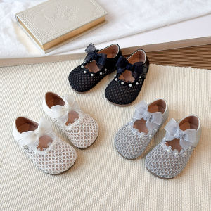 Hollow Out Bow Princess Shoes