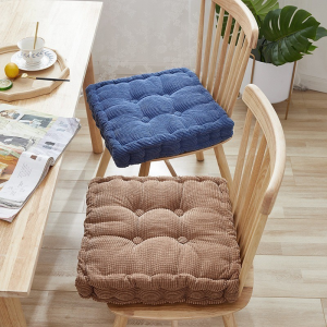 Thicken Square Seat Cushion Comfy Tatami Cushion Office Home Car Chair Cushion Soft Sofa Pillow