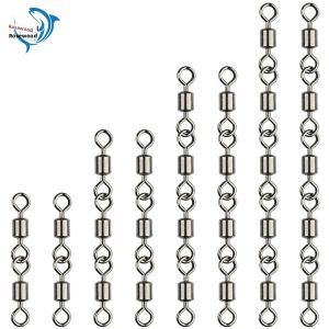 Khóa Xoay Nối Câu Cá Bằng Gỗ Hồng Sắc Chất Liệu Thép Không Gỉ Dành Cho Câu Cá Biển Nước Mặn Phụ Kiện Móc Câu.