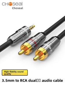 Choseal | Conversion Connector Cable 3.5mm To Dual RCA Audio Line