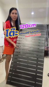 โต๊ะแคมป์ปิ้งอลูมิเนียม โต๊ะพับได้ โต๊ะปิกนิก โต๊ะวางของน้ำหนักเบา พกพาง่าย สำหรับตั้งแคมป์ เดินป่า