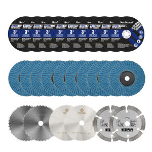 SI FANG 3 Inch Electric Angle Grinder Rotary Tool - Cutting Disc Saw Blade for Woodworking Accessories