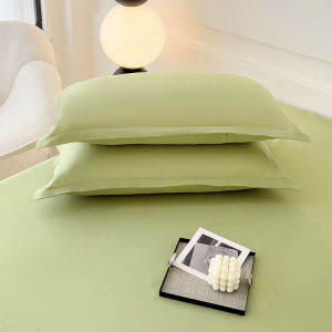 JIFANPAUL | Simple Solid Color Washed Cotton Pillowcase Set 48cmx74cm