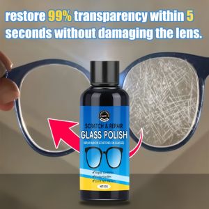 Miracle Glass Scratch Repair Kit - Suitable for Glass Metal Ceramic Plastic Acrylic and More - Restores Scratches in Second