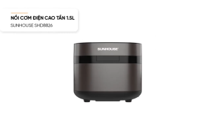 Nồi Cơm Điện Cao Tần 1.5L Sunhouse SHD8826 - Công Suất 1200W Lòng Nồi Dạng Niêu 5 Lớp Dày Dặn