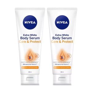 Nivea Body Serum Extra White Care & Protect - 180 ml