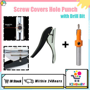 8mm Edge Banding Hole puncher Pliers Screw cap cover Round Puncher for Woodworking with Countersink Drill Bit