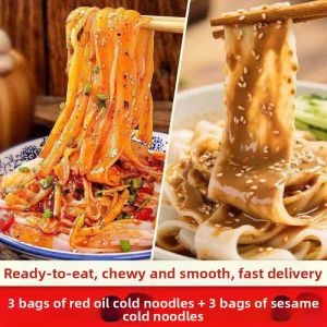 Instant Cool & Tasty Rice Noodles Satiating Snack 280g*6 Packs