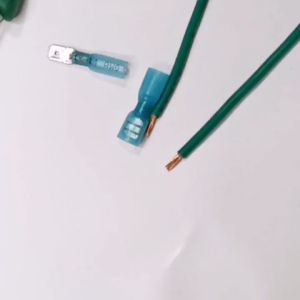 50pcs Heat Shrink Insulated Butt Wire Connector Electrical Cable Docking Spade Terminal