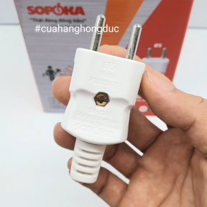 Phích Cắm Siêu Chịu Tải 3000W Chân 5mm Thân Hẹp P3000W-TH SOPOKA